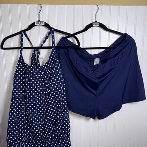 NWT Women’s Lands’ End Swim Suit 2 piece tankini. Sz 20W